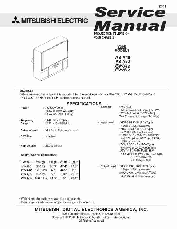 MITSUBISHI ELECTRIC VS-A50-page_pdf